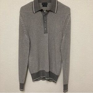 Tom Ford Silk/Cotton Polo - Size 50